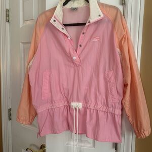 Vintage Pink Puma Windbreaker